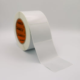 48mm 61mm Silver Polyester Universal Solvent Acrylic Adhesive Flex Porte 48x61 FLEX 024 industrial labels silver polyester universal solvent acrylic adhesive