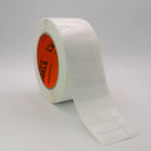 Flex-A-Freeze: Cap & Tube Labels - 10mm(h) x 25mm(w) + 9.5mm White Polymer Labels