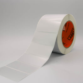 Flex-A-Versal: 32mm(h) x 70mm(w) Silver Polyester Labels.