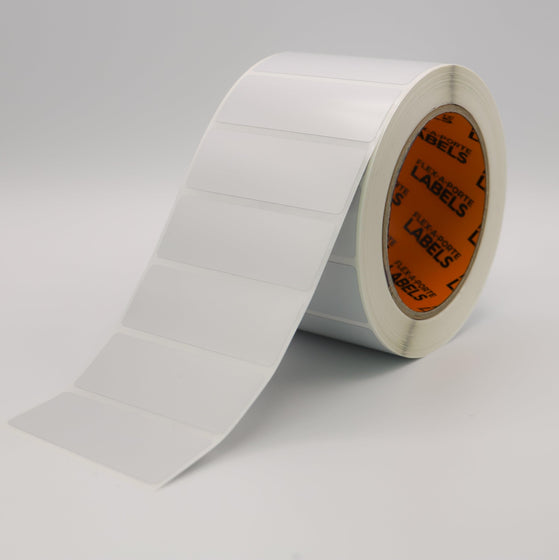 Flex-A-Versal: 25mm(h) x 70mm(w) Silver Polyester Labels