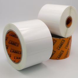 White Polyester Value Solvent Acrylic Adhesive Flex Porte FLEX industrial labels value solvent acrylic adhesive white polyester