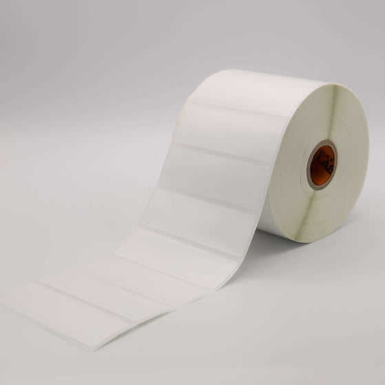 Flex-A-Versal: 25mm(h) x 79mm(w) White Polyester Labels