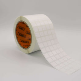 Flex-A-Versal: 11mm(h) x 12mm(w) White Polyester Labels.