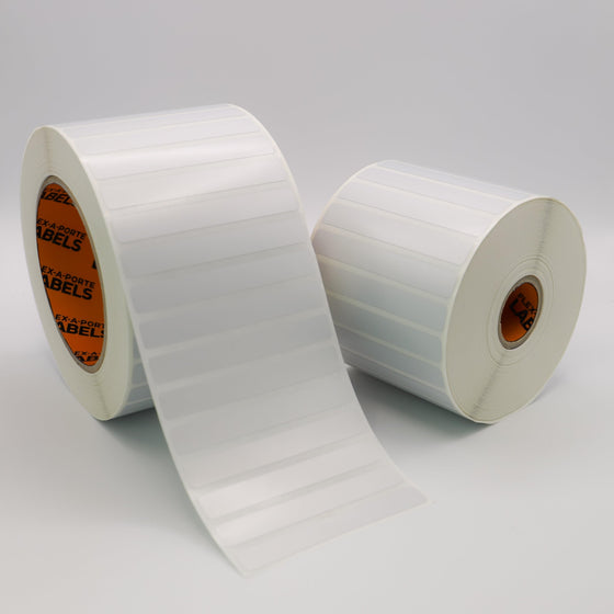 Flex-A-Versal: 10mm(h) x 76mm(w) Silver Polyester Labels