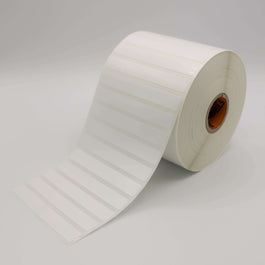White Polyester Value Solvent Acrylic Adhesive - 4,000 Per Roll Flex Porte FLEX industrial labels value solvent acrylic Adhesive - 4,000 Per Roll white polyester
