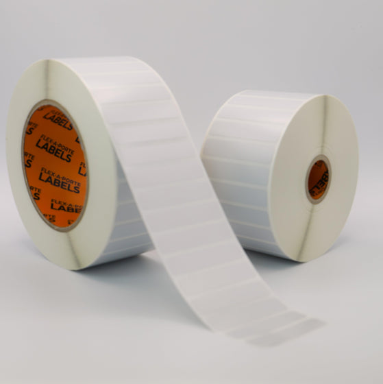 Flex-A-Versal: 10mm(h) x 51mm(w) Silver Polyester Labels