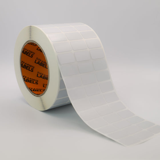 Flex-A-Versal: 13mm(h) x 25mm(w) Silver Polyester Labels