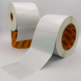 51mm 76mm Silver Polyester Universal Solvent Acrylic Adhesive Flex Porte 51x76 FLEX 021 industrial labels silver polyester universal solvent acrylic adhesive