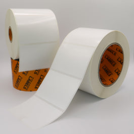 Flex-A-Freeze: 51mm(h) x 76mm(w) White Polymer Labels.