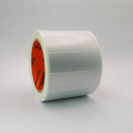 Flex-A-Versal: 25mm(h) x 76mm(w) Silver Polyester Labels.